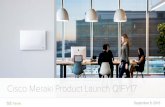 Cisco Meraki Product Launch Q1 2017