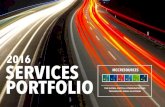 Services Portfolio 2016