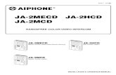 JA-2MECD JA-2HCD JA-2MCD - Aiphone