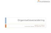 College organisatieverandering Universiteit Twente