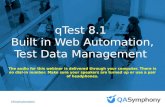 Streamlining Automation Scripts and Test Data Management