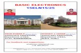 Basic Electronics Notes written by Arun Kumar G, Associate Professor, Dept. of E&C, STJIT, Ranebennur, Karnataka, INDIA.