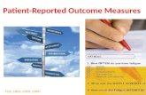 PRO (patient reported outcomes)