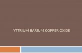 Ceramic material Yttrium Barium Copper Oxide