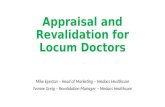 Appraisal & Revalidation for locum doctors