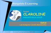 Mengelola E-Learning dengan CLAROLINE
