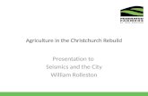 Dr William Rolleston, President, NZ Federated Farmers