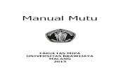 Manual Mutu FMIPA