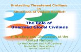 Protecting Civilians in Situations of Violent Conflict