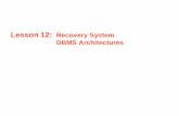 Lesson12 recovery architectures
