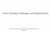 SE2016 Company Development Valentin Dombrovsky "Travel startups challenges and opportunities"