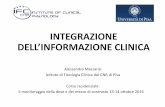Integrazione dell'Informazione Clinica . Corso residenziale: il monitoraggio della dose e del mezzo di contrasto