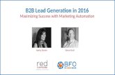 B2B Lead Generation in 2016