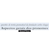 Aspectos gerais dos pronomes na Fundação Carlos Chagas