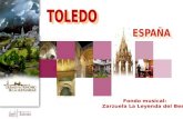 Toledo. zarzuela la leyenda del beso