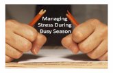Managing Stress During Busy Season - FICPA