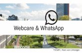 Webcare and whatsapp @TUDelft