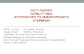 Approaches to Univestigated Dyspepsia