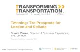 Twinning: The Prospects for London and Kolkata - Transforming Transportation 2016