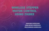 Wireless stepper motor control  using zigbee