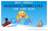 Best google ADSENSEALTERNATIVES For Your Blog