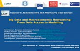 Big data and macroeconomic nowcasting from data access to modelling