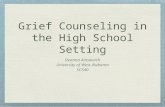 Grief Counseling in High School
