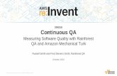 (ISM318) Measuring Software Quality w/ Rainforest QA & Mechanical Turk