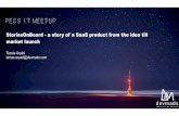 StoriesOnBoard - a story of a SaaS product from the idea till market launch