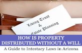 How Is Property Distributed Without A Living Will: A Guide to Intestacy Laws in Arizona