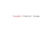 Google material-design Introduction
