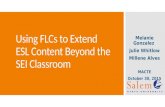 Using FLCs to Extend ESL Content Beyond the SEI Classroom