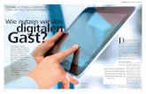 «Digitale Gästebetreuung / Digital Venue Marketing» 