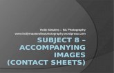 Subject 8 - Contact Sheets