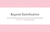 FOWD NYC 2015 – Beyond gamification: more important lessons we can learn from game design