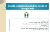 Textile engineering and its scope