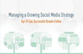 Managing a Growing Social Media Strategy - APAC