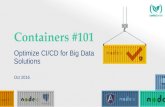 Containers #101: Optimize CI/CD for Big Data Solutions