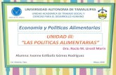 Unidad 3: “LAS POLITICAS ALIMENTARIAS” - Economía