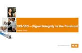 CEI-56G - Signal Integrity to the Forefront