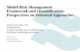 Model Risk Management Framework and Quantification: Perspectives on Potential Approaches