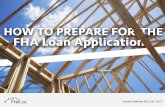 How to Prepare for the FHA Loan Application