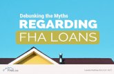 Debunking the Myths Regarding FHA Loans