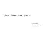 Cyber threat Intelligence and Incident Response by:-Sandeep Singh