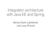 Integration architecture with Java EE and Spring