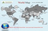 World map power point templates