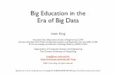 Big Education in the Era of Big Data－金國慶