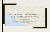Measuring Socio-spatial inequities to retail food access in Hawaii