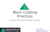 Best coding practice by swayam techlab