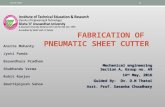 Pneumatic sheet metal cutter engg. report